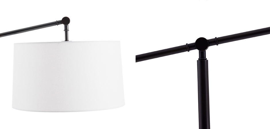 Торшер Arteriors NEWARK FLOOR LAMP Black Торшер Arteriors NEWARK FLOOR LAMP Black - Loft-Concept в Самаре