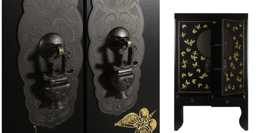Шкаф Chinese Butterfly Black Шкаф Chinese Butterfly Black - Loft-Concept в Самаре