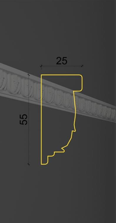 Молдинг с орнаментом MO-14 в Самаре
