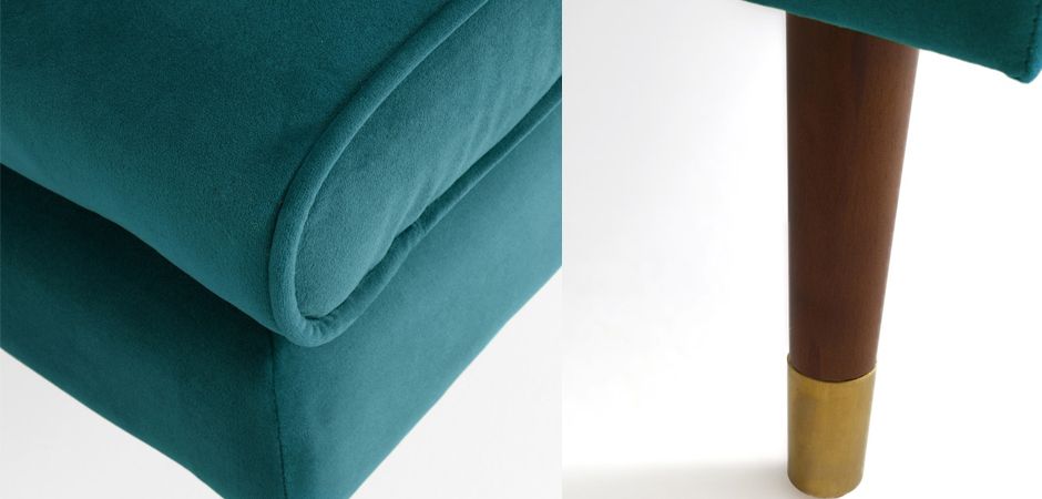 Пуф Classic Furniture сине-зеленый Пуф Classic Furniture сине-зеленый - Loft-Concept в Самаре