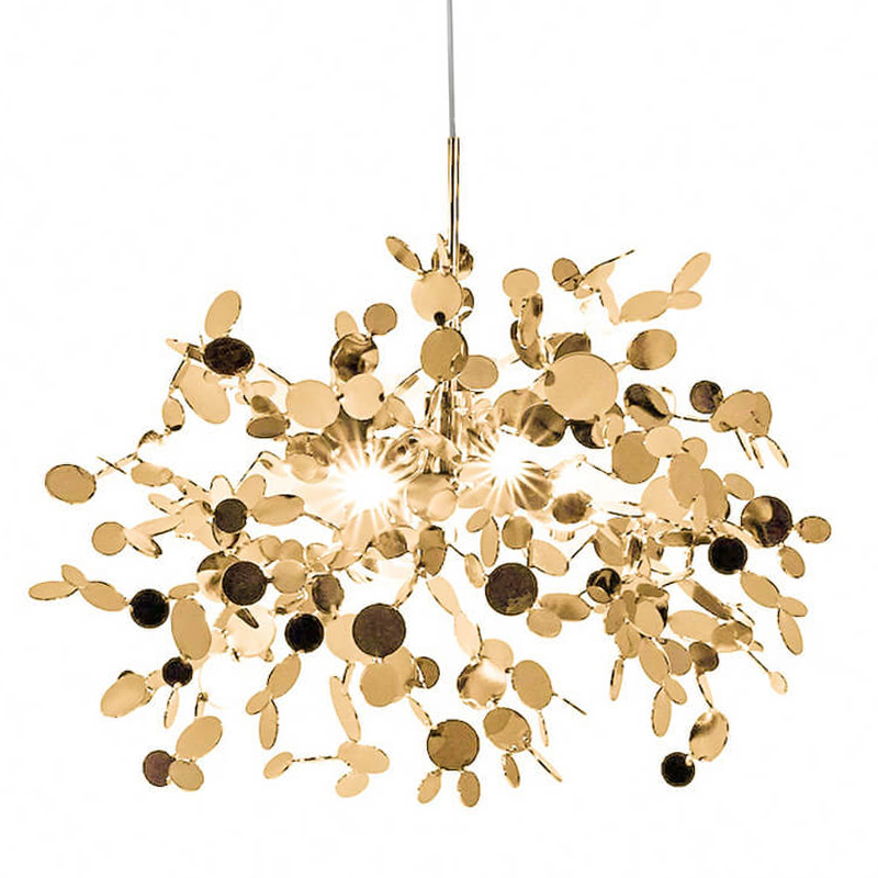 Люстра Terzani Argent Suspension Gold Pendant Lamp 85 Золотой в Самаре | Loft Concept 