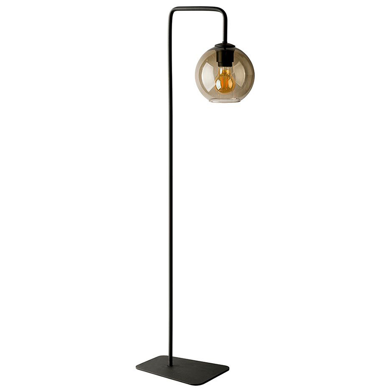 Торшер Franco Floor Lamp Янтарный Черный в Самаре | Loft Concept 