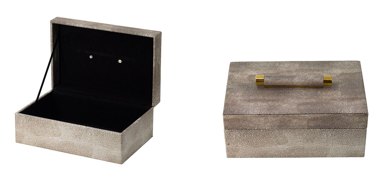 Комплект шкатулок с крышкой  Gray  - фото №2