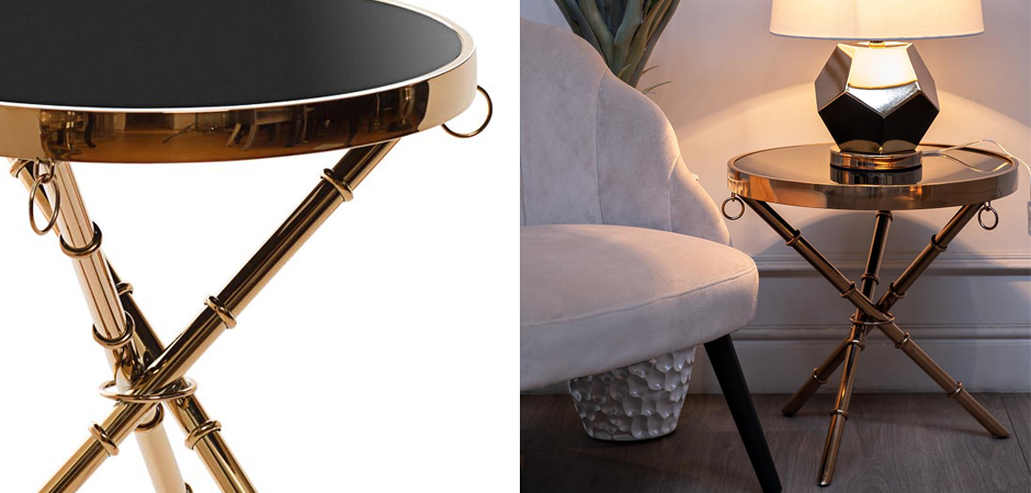 Стол Metal Bamboo Table pink gold Стол Metal Bamboo Table pink gold - Loft-Concept в Самаре