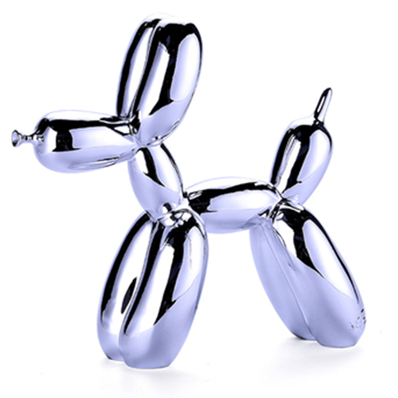 Статуэтка Jeff Koons Balloon Dog medium Silver Серебряный в Самаре | Loft Concept 