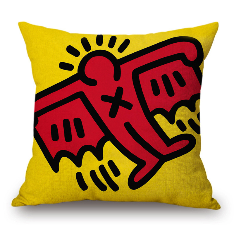 Подушка Keith Haring 18 Мульти в Самаре | Loft Concept 