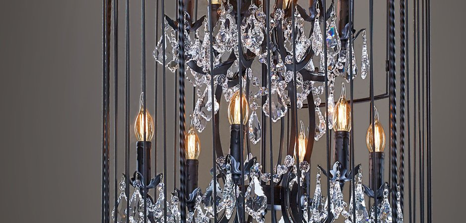 Люстра Steampunk Birdcage Chandelier 60 black Люстра Steampunk Birdcage Chandelier 60 black - Loft-Concept в Самаре
