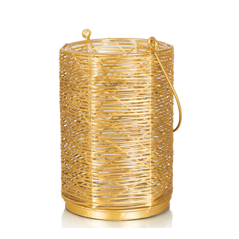 Подсвечник Gold Wicker Candlestick Золотой в Самаре | Loft Concept 