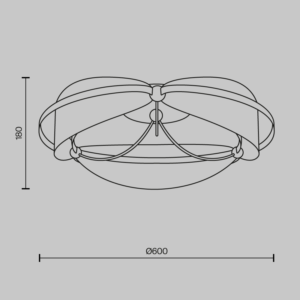 Потолочный светильник Breeze 3000К 45Вт в Самаре