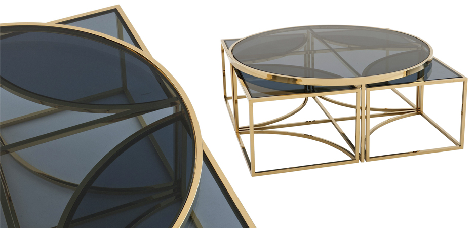 Кофейный стол Eichholtz Coffee Table Padova Gold Кофейный стол Eichholtz Coffee Table Padova Gold - Loft-Concept в Самаре
