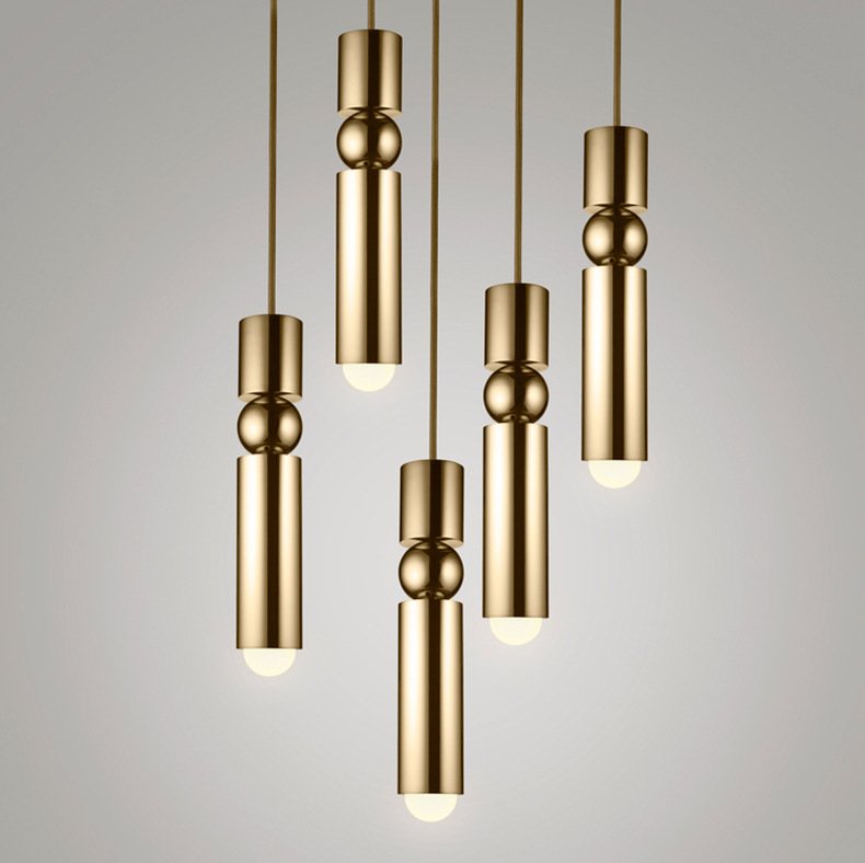 Подвесной светильник Fulcrum by Lee Broom Brass Латунь в Самаре | Loft Concept 