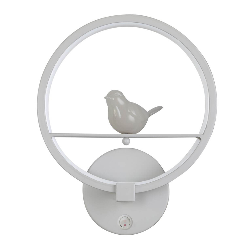 Бра Bird Ring Sconce white Белый в Самаре | Loft Concept 