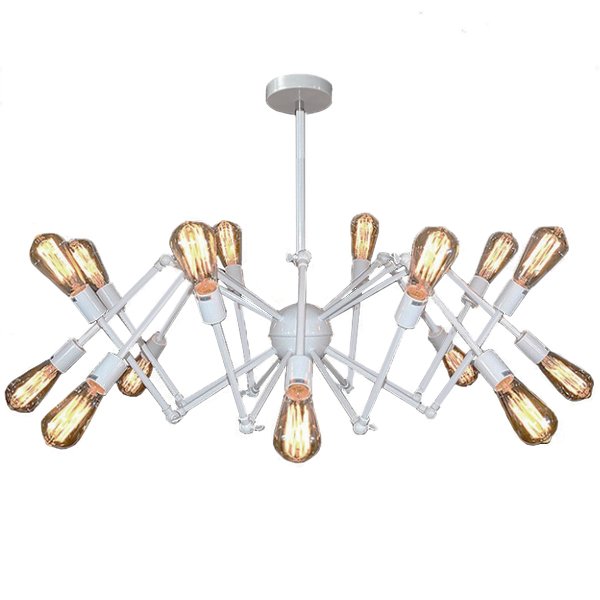 Cветильник Loft Sputnik Chandelier Spider White Белый в Самаре | Loft Concept 