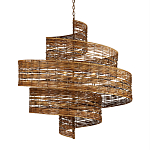 Люстра фактурная в виде спирали Enveloping Art варинант исполнения - 1 | Loft Concept в Самаре