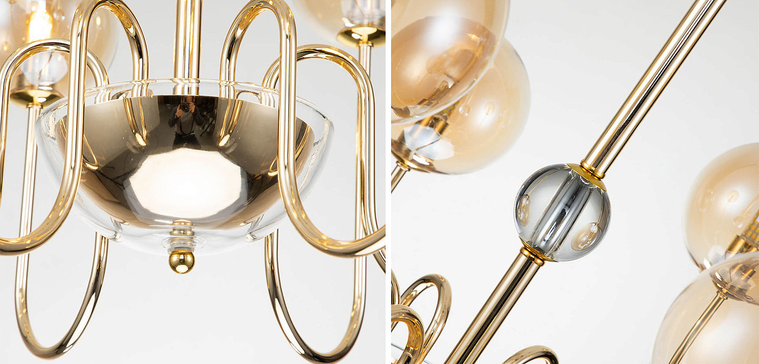 Люстра Sheiry Glass Ball Chandelier 6 Люстра Sheiry Glass Ball Chandelier 6 - Loft-Concept в Самаре