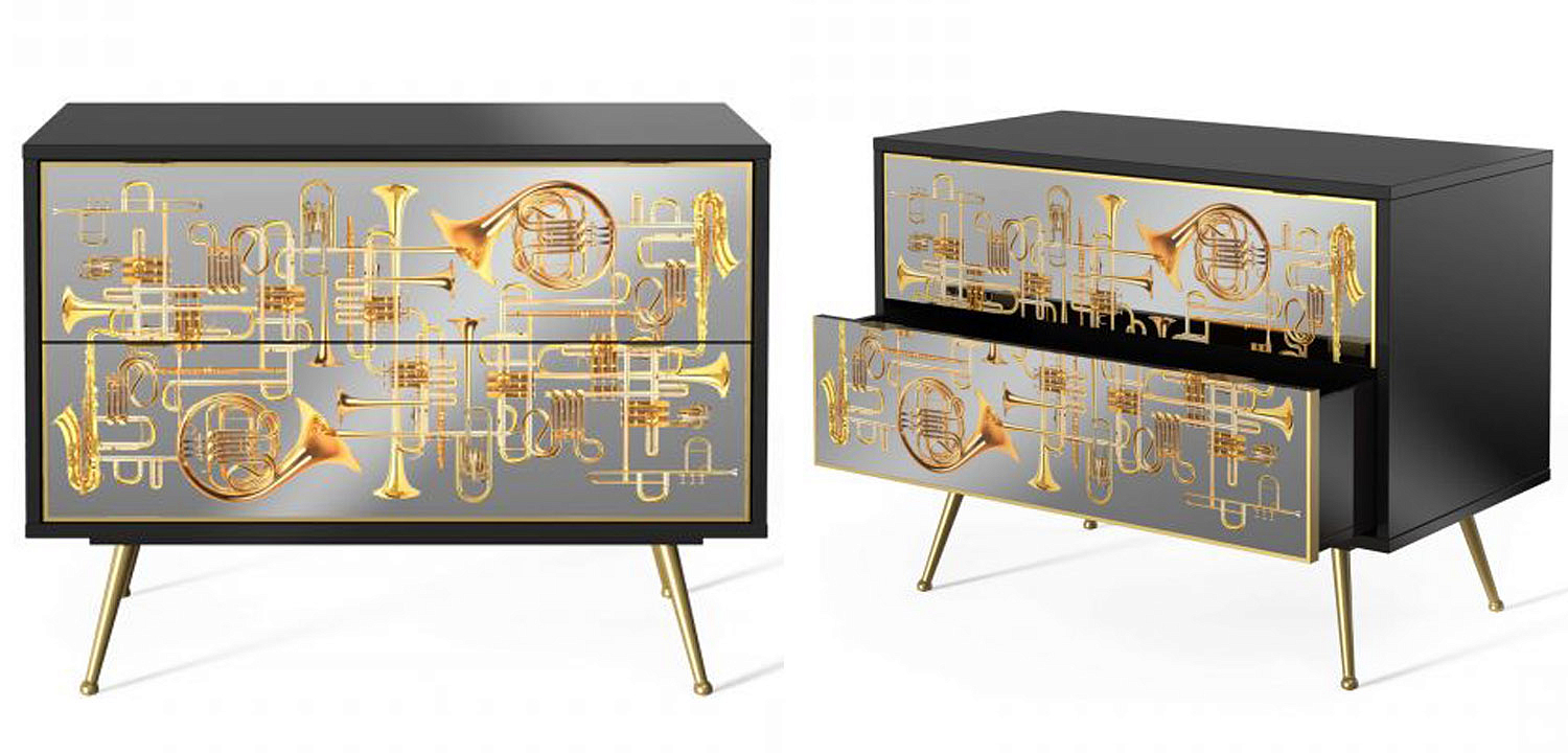 Комод Seletti Chest of Two Drawers Trumpets Комод Seletti Chest of Two Drawers Trumpets - Loft-Concept в Самаре