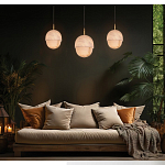 Подвесной светильник светодиодный с плафоном сферической формы Stone Helios варинант исполнения - 1 | Loft Concept в Самаре