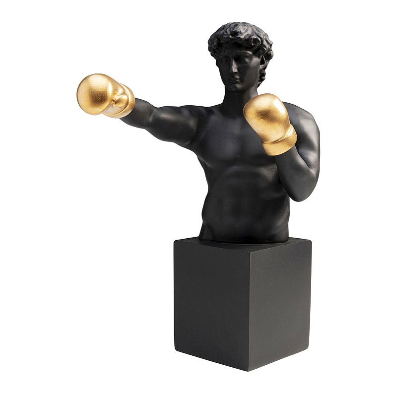 Статуэтка David with Golden Gloves Черный Золотой в Самаре | Loft Concept 