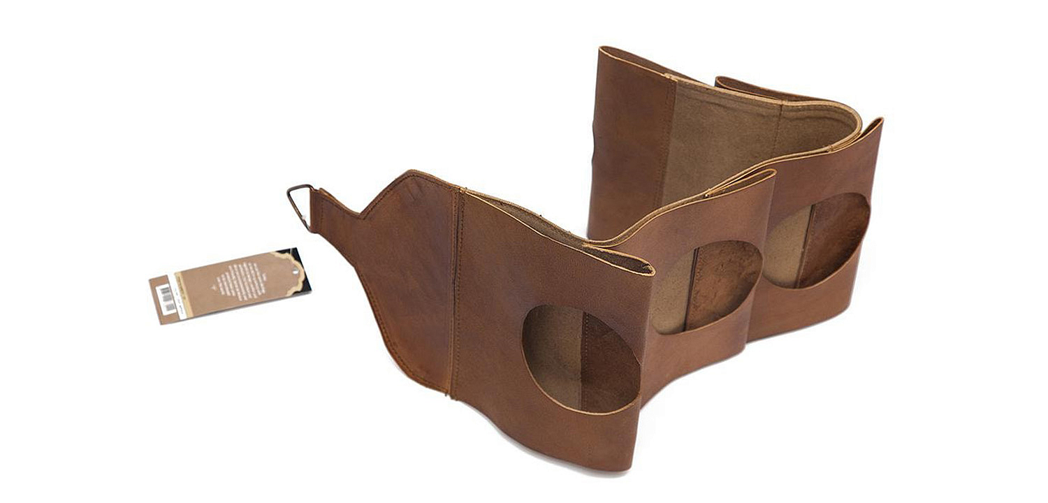 Бутылочница из кожи буйвола - Loft-Concept в Самаре