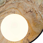 Бра круглое с каменным диском в металлической раме Sandstone Painting варинант исполнения - 3 | Loft Concept в Самаре