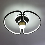 Потолочный светильник черного цвета круглой формы Luke Lampco Tracer Lamp варинант исполнения - 2 | Loft Concept в Самаре