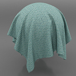 Мебельная ткань Шенилл бирюзовый цвет 142 см T4-61 варинант исполнения - 12 | Loft Concept в Самаре