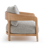 Кресло с каркасом из массива ясеня Deniaud Ash Grey Armchair варинант исполнения - 4 | Loft Concept в Самаре