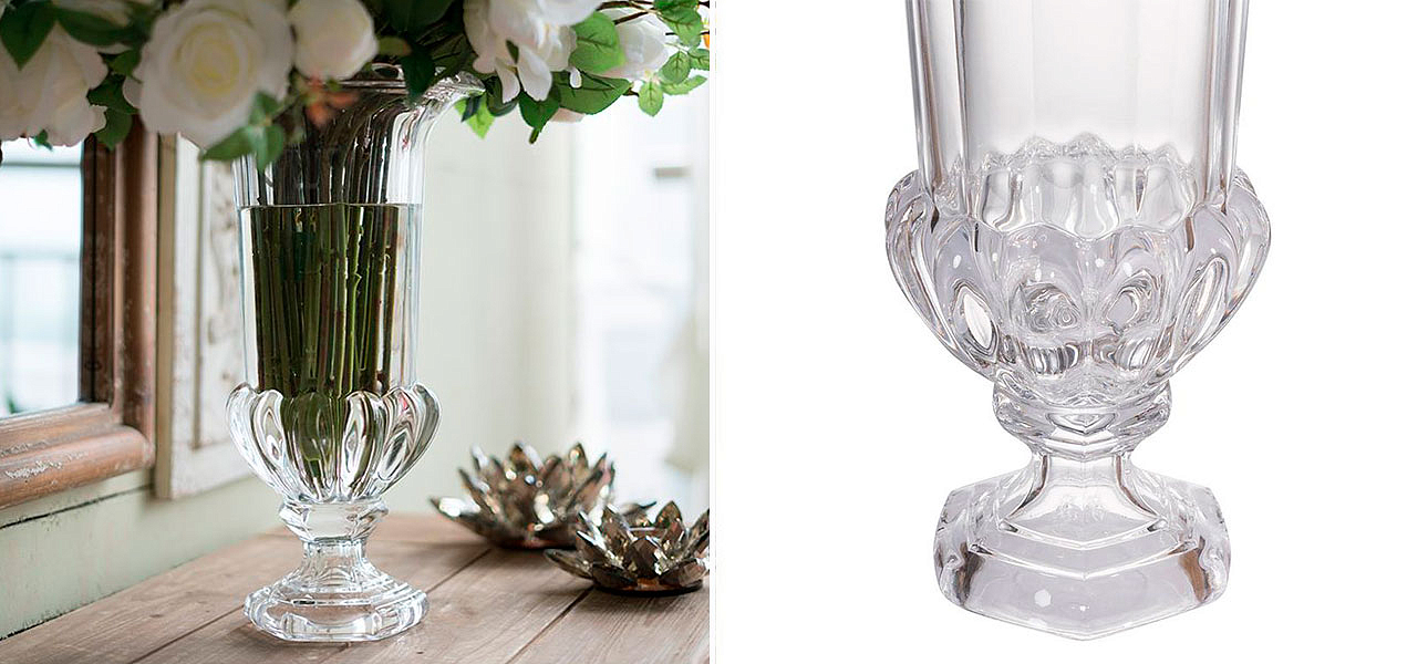 Ваза стеклянная прозрачная Mary - Loft-Concept в Самаре