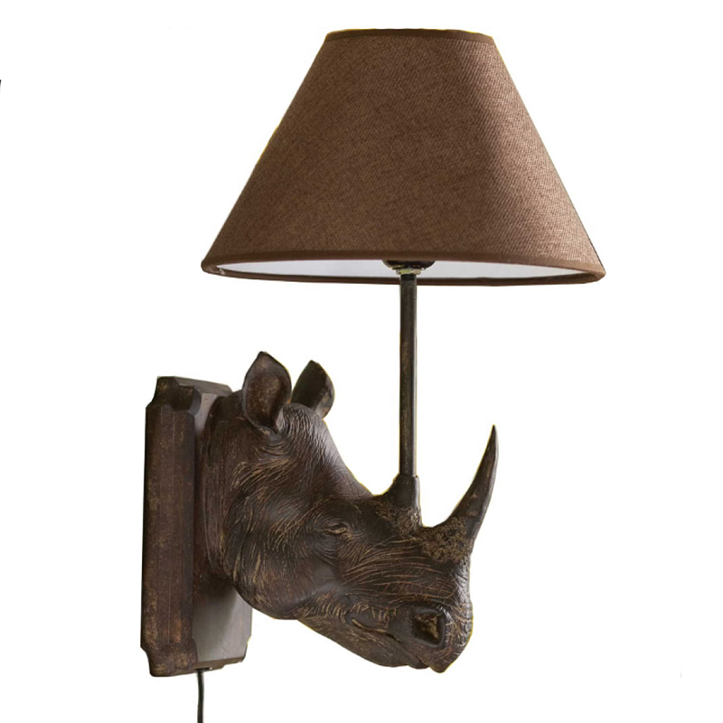 Бра Носорог Rhinoceros Коричневый в Самаре | Loft Concept 