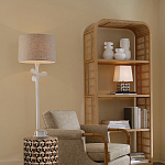 Настольная лампа с фигурным узором и трапециевидным абажуром Сonundrum варинант исполнения - 5 | Loft Concept в Самаре