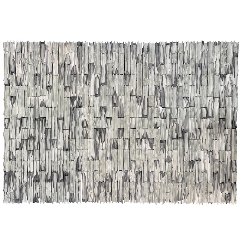 Объемное фактурное панно Metropolis in shades of grey Серый бетон в Самаре | Loft Concept 