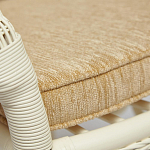 Комплект обеденный из ротанга Eloise grand white варинант исполнения - 12 | Loft Concept в Самаре