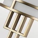 Бра с геометрическим каркасом и матовым белым цилиндрическим плафоном Feiss варинант исполнения - 3 | Loft Concept в Самаре