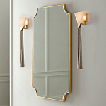 Зеркало в золотой деревянной раме Riviera варинант исполнения - 2 | Loft Concept в Самаре