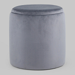 Пуф Alice Poof Grey Серый велюр варинант исполнения - 5 | Loft Concept в Самаре