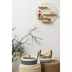 Корзина для хранения с ручками Interlacement Green варинант исполнения - 5 | Loft Concept в Самаре