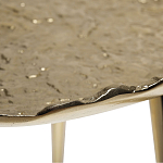 Столик журнальный металлический золотого цвета Modern Rethinking of Traditions варинант исполнения - 1 | Loft Concept в Самаре