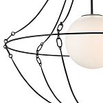 Подвесной светильник из тонких прутьев в форме колокола Forged Thin Rods варинант исполнения - 2 | Loft Concept в Самаре