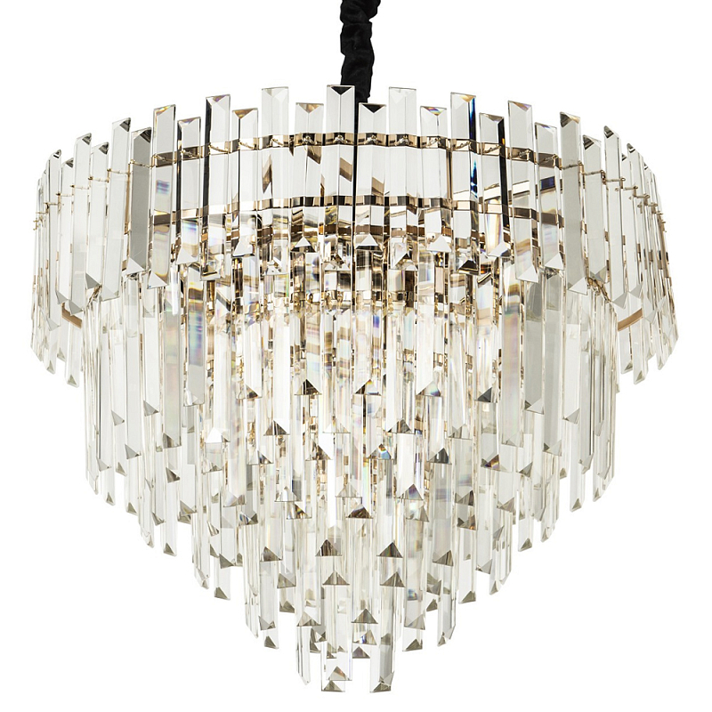 Люстра с хрустальным декором Luxxu Crystal Glass Chandelier Прозрачный Золотой Люстра с хрустальным декором Luxxu Crystal Glass Chandelier Прозрачный Золотой в Самаре | Loft Concept