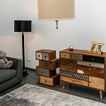 Тумба необычной формы с выдвижными ящиками Shift варинант исполнения - 4 | Loft Concept в Самаре