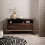 Дизайнерский комод в металлическом каркасе Valerian варинант исполнения - 2 | Loft Concept в Самаре