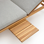 Садовый диван-трансофрмер Kate серый варинант исполнения - 3 | Loft Concept в Самаре