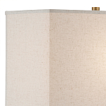 Настольная лампа с корпусом в форме кольца и прямоугольным абажуром French Ring варинант исполнения - 2 | Loft Concept в Самаре