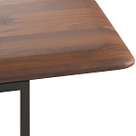 ТВ-тумба с полками из массива ореха Derick Wooden TV Stand варинант исполнения - 4 | Loft Concept в Самаре