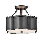 Потолочный светильник с декоративными заклепками Hinkley  варинант исполнения - 1 | Loft Concept в Самаре