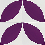 Дизайнерская плитка с узором Лепесток варинант исполнения - 1 | Loft Concept в Самаре