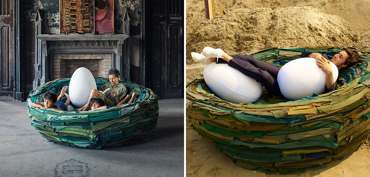 Дизайнерский Диван GUFRAM La Cova Nest by Gianni Ruffi Дизайнерский Диван GUFRAM La Cova Nest by Gianni Ruffi - Loft-Concept в Самаре