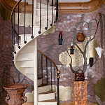 Обои ручная роспись Willow & Waves Original colourway on Edo painted Xuan paper with antiquing варинант исполнения - 3 | Loft Concept в Самаре