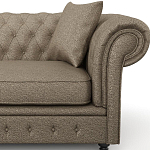 Мебельная ткань Шенилл коричневый цвет 138 см T4-21 варинант исполнения - 7 | Loft Concept в Самаре