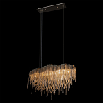 Люстра подвесная с металлическими цепочками и изогнутыми металлическими дугами 72 см Atlantis Chain варинант исполнения - 5 | Loft Concept в Самаре